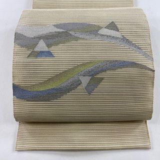 名古屋帯 美品 秀品 正絹 【中古】(帯)