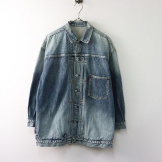 アパルトモン別注 シュタンバウム STAMMBAUM OVERSIZE DENIM JACKET オーバーサイズデニムジャケット S インディゴ【2400014504231】(Gジャン/デニムジャケット)