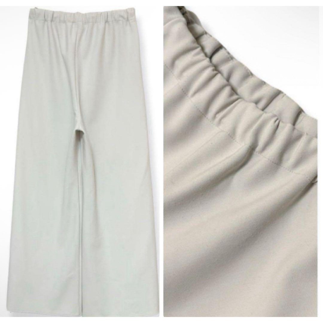 24AW SHENERY シーナリー ✴︎ダブルクロスワイドパンツ 低身長34 レディースのパンツ(カジュアルパンツ)の商品写真