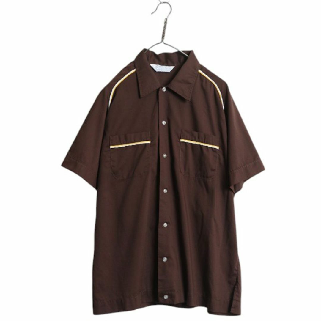 70s USA製 ヒルトン ボーリング シャツ メンズ XL