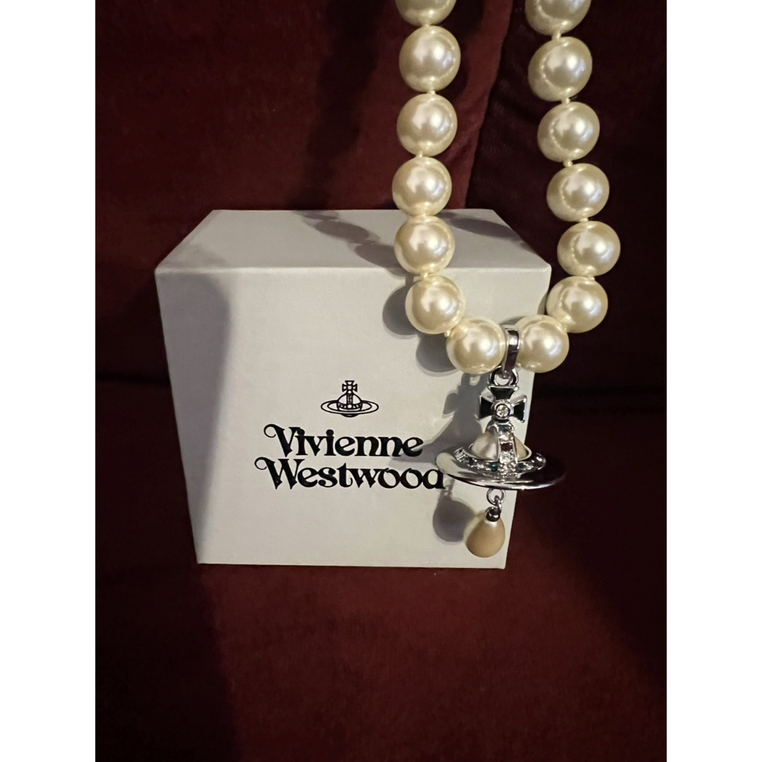 vivienne westwood 立体オーブパールネックレス　シルバー Vivienne Westwood - vivienne westwood 立体オーブパール
