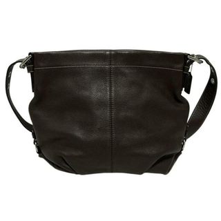 コーチ(COACH)のCOACH(コーチ) ショルダーバッグ レザーダッフル F15064 ダークブラウン レザー(ショルダーバッグ)