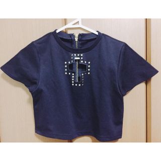 エヴリス(EVRIS)のCross cutting Tops(Tシャツ(半袖/袖なし))