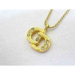 クリスチャンディオール(Christian Dior)の博143/ Christian Dior ネックレス CDロゴ ラインストーン(ネックレス)