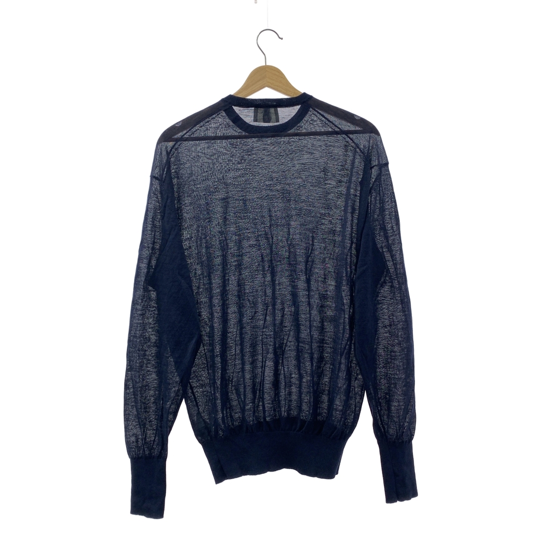 Ron Herman(ロンハーマン)のRon Herman / ロンハーマン | 別注 HERILL リネン シアーニット | ネイビー | レディース レディースのトップス(ニット/セーター)の商品写真