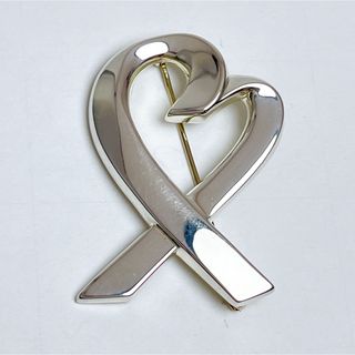 ティファニー(Tiffany & Co.)のティファニー　ラビングハート　ラージ　ブローチ　925(ブローチ/コサージュ)