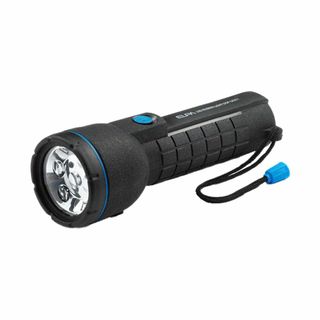 【数量限定】エルパ(ELPA) LEDラバーライト単1X2 LEDライト 懐中電