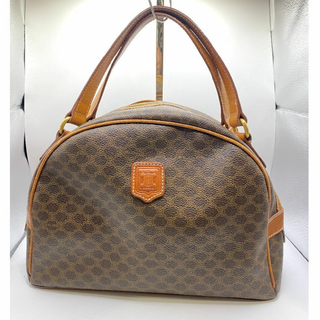 セリーヌ(CELINE)のCELINE マカダム柄 ボストン風トートバッグ ヴィンテージ(トートバッグ)