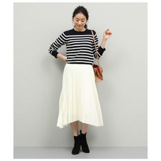 ロペ(ROPE’)のアシンメトリープリーツスカート(ロングスカート)