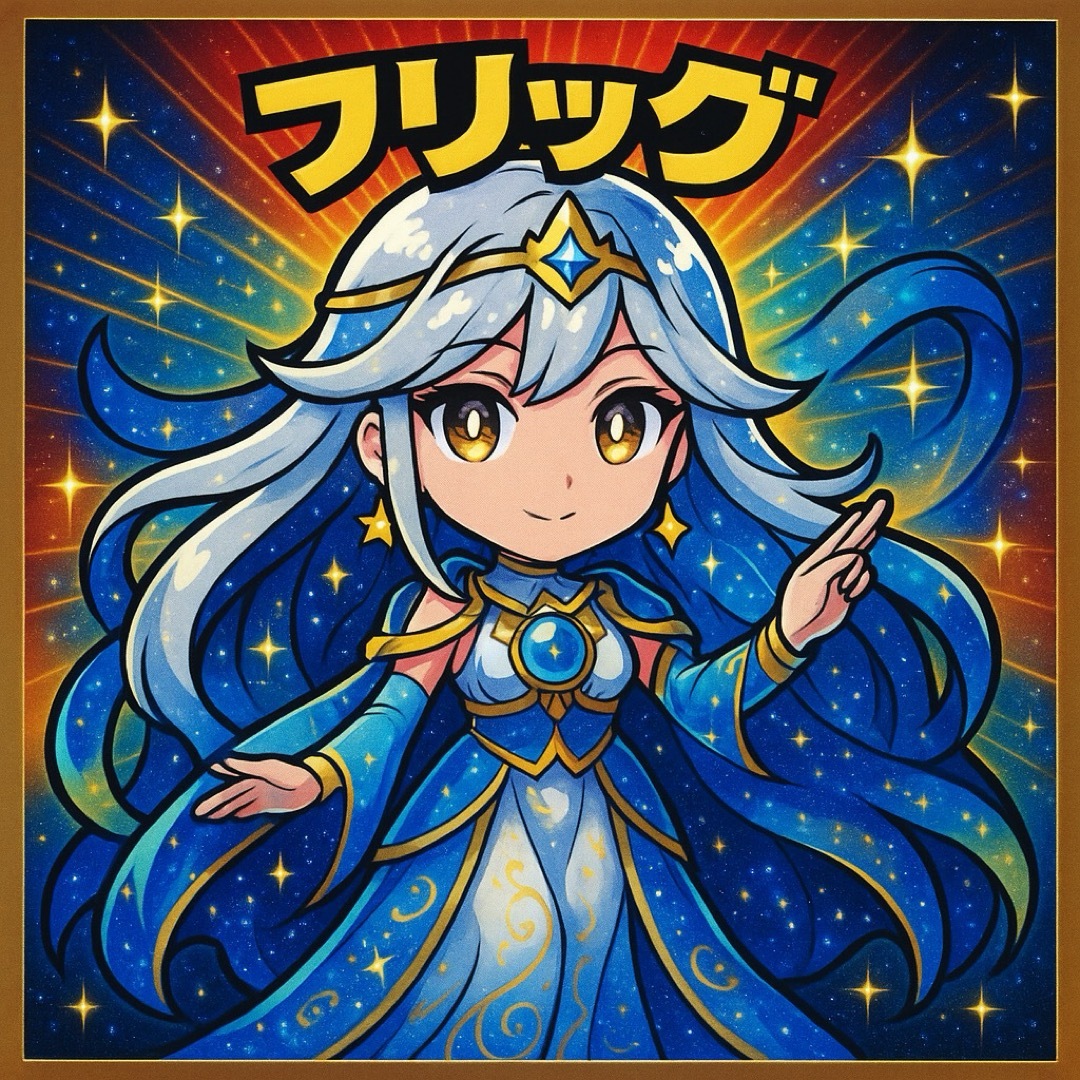 自作シール１枚★北欧神話「フリッグ」 エンタメ/ホビーのコレクション(印刷物)の商品写真