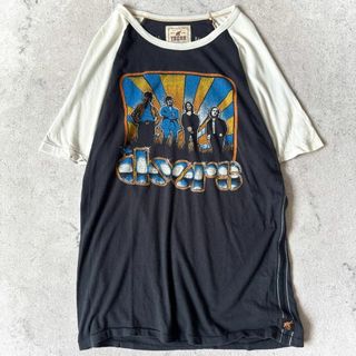 トランク(TRUNK)のTrunk LTDトランク USA製 ドアーズ ラグランスリーブ バンドTシャツ(Tシャツ/カットソー(半袖/袖なし))