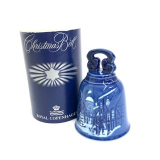 ロイヤルコペンハーゲン(ROYAL COPENHAGEN)のROYAL COPENHAGEN ロイヤルコペンハーゲン イヤーベル テーブルベル 箱付 1996 ネイビー   　240001153398(食器)