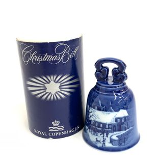 ロイヤルコペンハーゲン(ROYAL COPENHAGEN)のROYAL COPENHAGEN ロイヤルコペンハーゲン イヤーベル テーブルベル 箱付 1995 ネイビー   　240001153397(食器)