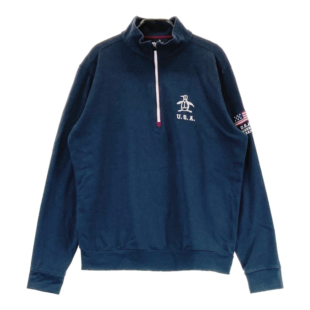サイズ：L MUNSING WEAR マンシングウェア ハーフジップ