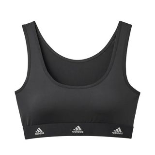 アディダス(adidas)のグンゼ adidas ブラック スポーツブラ M(ヨガ)