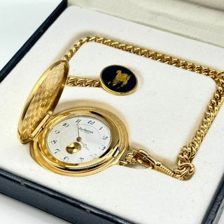 バーバリー(BURBERRY)の稼働品 Burberrys バーバリー 懐中時計 白文字盤 スモセコ 箱付き(その他)