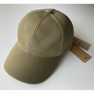 アーペーセー(A.P.C)のAPC charlie logo cap ロゴ キャップ 60cm khaki(キャップ)