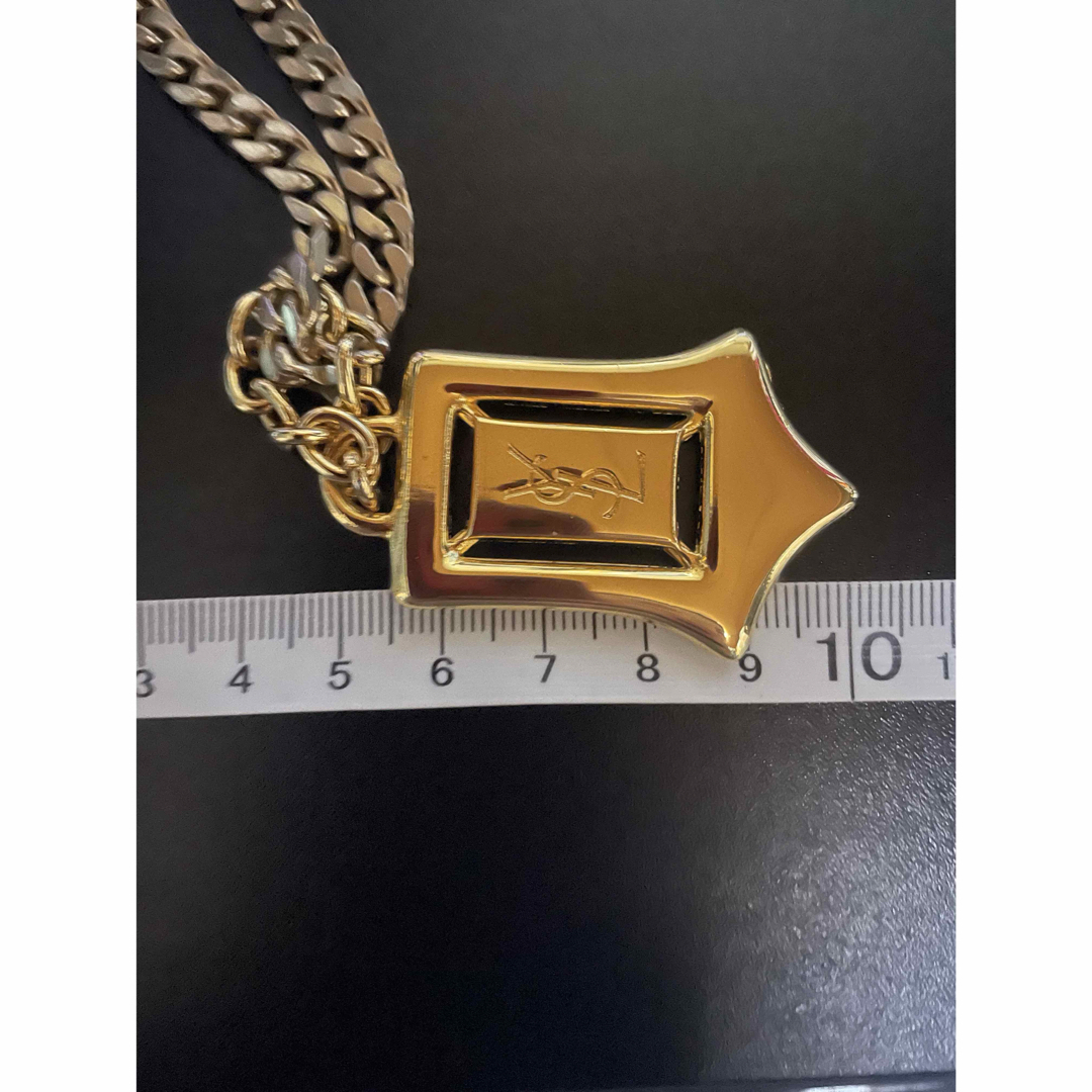 Yves Saint Laurent(イヴサンローラン)のイブサンローラン　チャーム　パーツ　ネックレス　　一点のみ　K18GP   GF メンズのアクセサリー(ネックレス)の商品写真