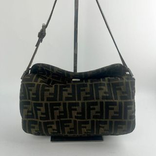 フェンディ(FENDI)のFENDI ショルダーバッグ ズッカ柄 ブラウン(ショルダーバッグ)
