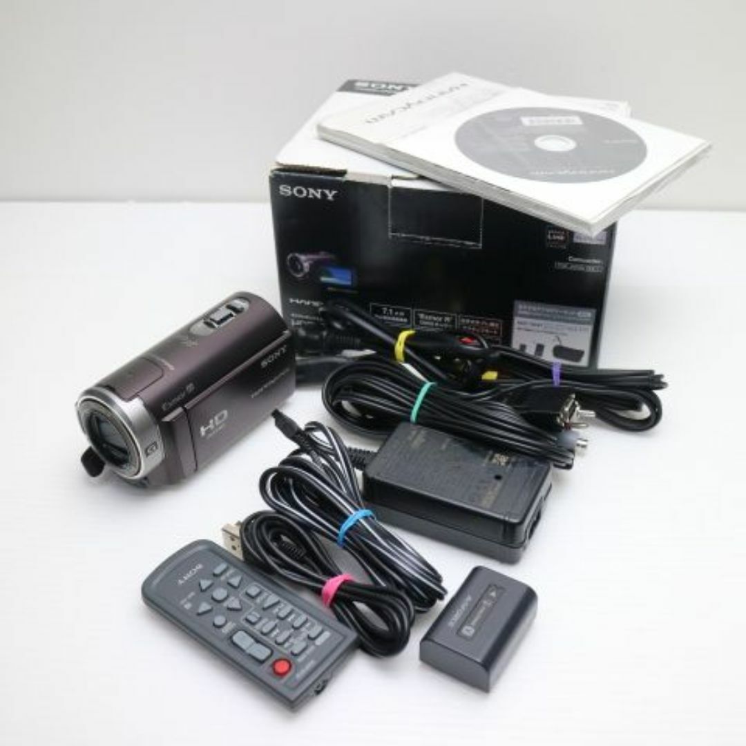 【極美品】SONY HANDYCAM HDR-CX370V ボルドーブラウン Amazon.co.jp: SONY デジタルHDビデオカメラレコーダー CX370V