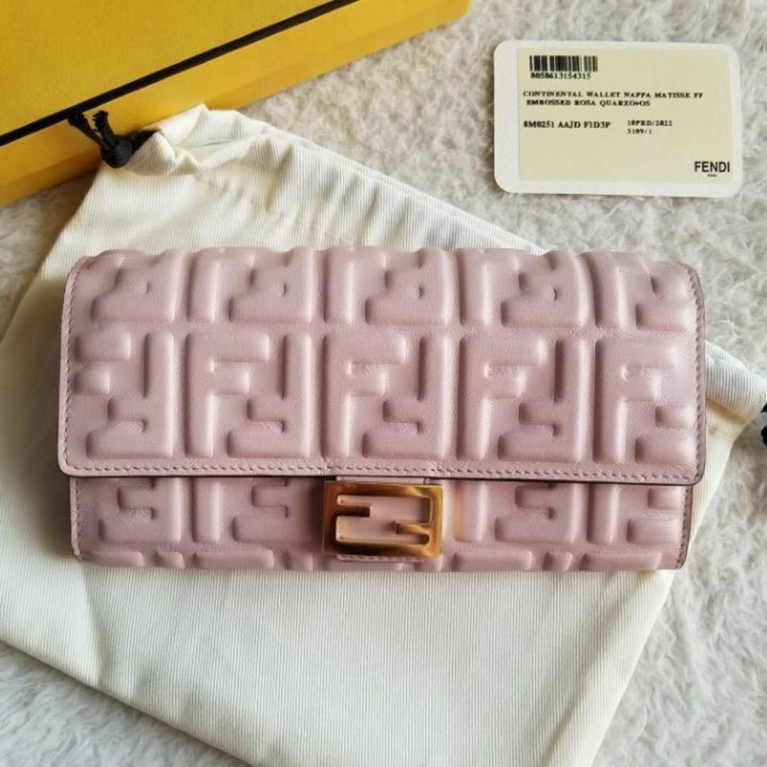 フェンディ バゲット レザー ウォレット FENDI - FENDI フェンディ BAGUETTE バゲット ナッパレザー