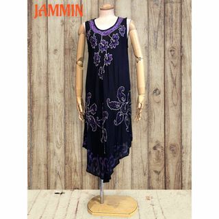 刺繍入りフレアワンピ　エスニック　ヒッピー　フレアワンピ　アジアン　ワンピース(ひざ丈ワンピース)