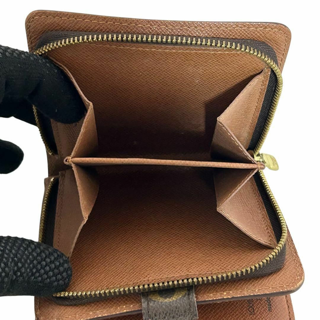 【外側美品】LOUIS VUITTON ルイヴィトン　折り財布　モノグラム LOUIS VUITTON - 外側美品 ルイヴィトン モノグラム コンパクト