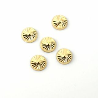 ネイルパーツ デコパーツ コインスタッズ ゴールド 2.8mm 30個 (デコパーツ)