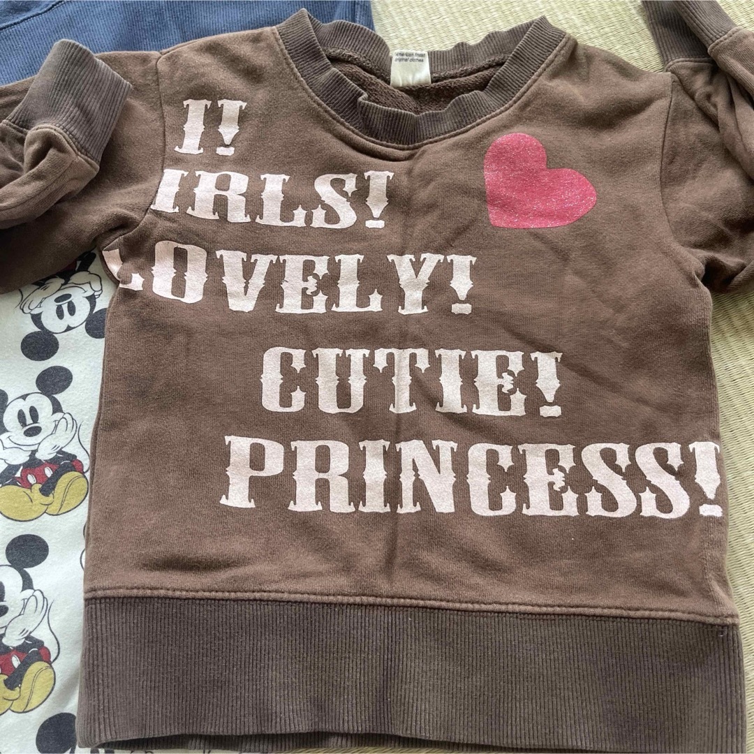 Disney(ディズニー)のChampion スウェットとミッキーレギンスセット100サイズ キッズ/ベビー/マタニティのキッズ服男の子用(90cm~)(その他)の商品写真