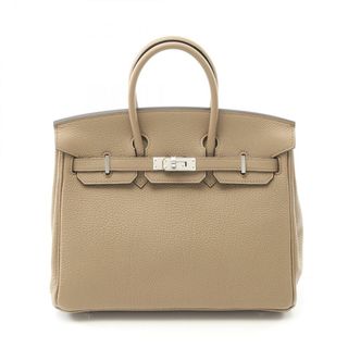 エルメス(HERMES)のエルメス HERMES バーキン25 ハンドバッグ バッグ レザー トゴ トゴ レディース ベージュ系 【中古】(ハンドバッグ)
