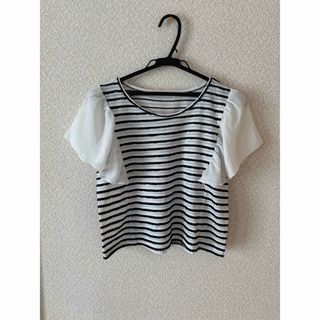 マジェスティックレゴン(MAJESTIC LEGON)の半袖ボーダートップス(カットソー(半袖/袖なし))