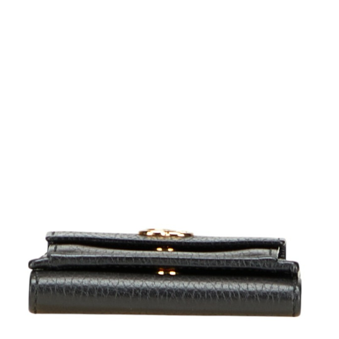 【Gucci】 GG Marmontミニレザー財布 GUCCI - 美品 グッチ GGマーモント ミニ財布 二つ折り財布