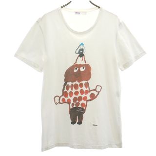 ネネット(Ne-net)の古着 Ne-net ネネット MOGU TAKAHASHI モグタカハシ コラボ 日本製 半袖 Tシャツ 3 ホワイト ユニセックス レディース(Tシャツ(半袖/袖なし))