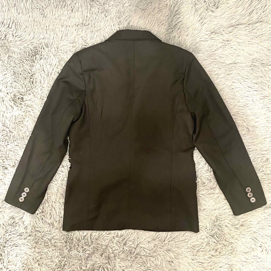 新品】 3ピース デザインスーツ 150cm 黒 セットアップ 6点
