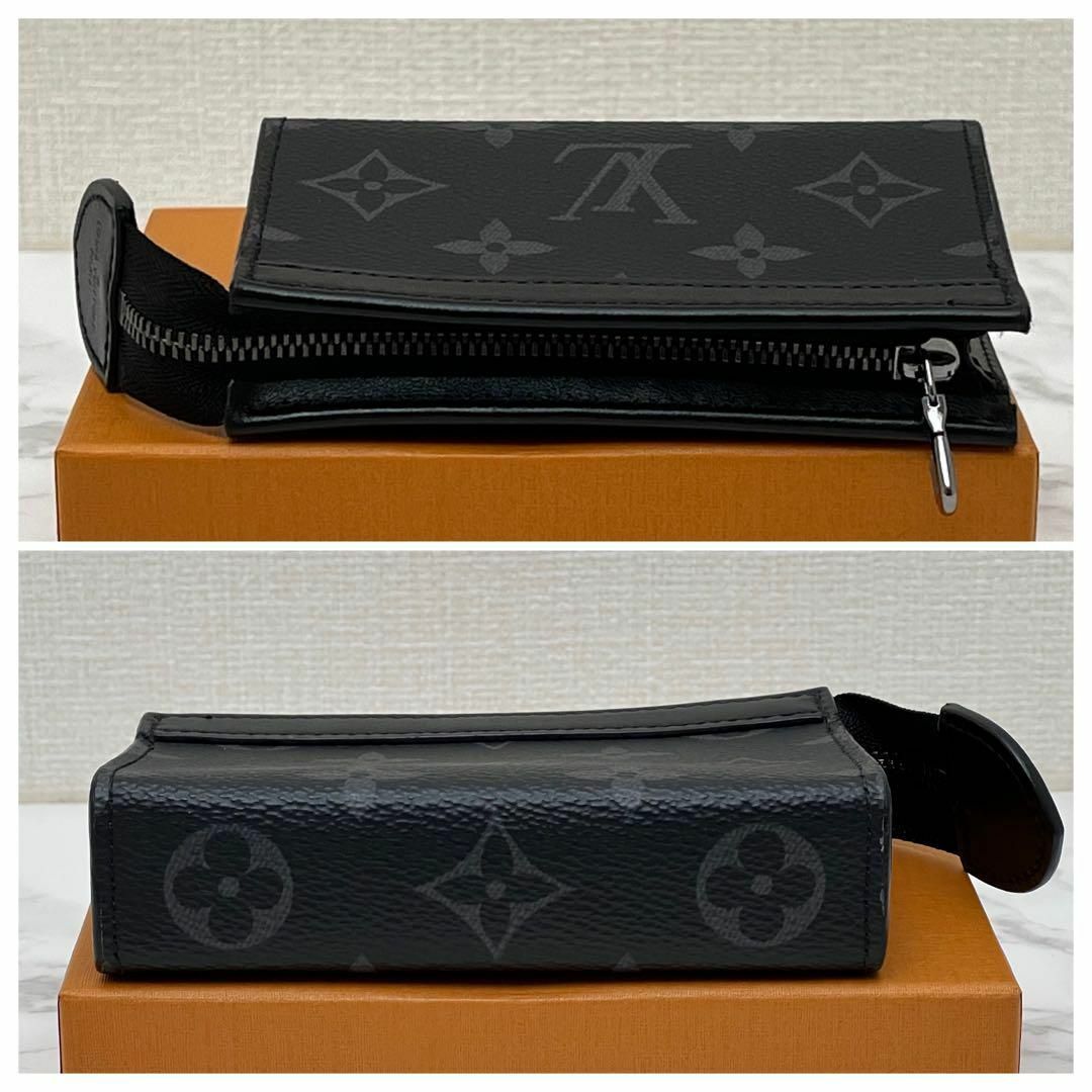 LOUIS VUITTON(ルイヴィトン)のルイヴィトン ポシェット・クレ ヴォワヤージュ コインケース 現行品 ブラック メンズのファッション小物(コインケース/小銭入れ)の商品写真