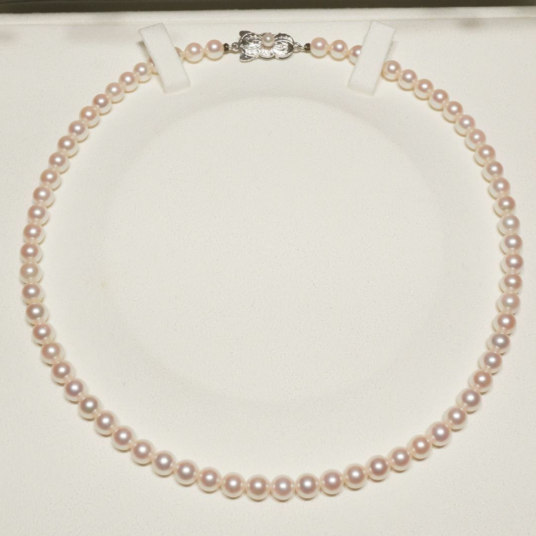 ミキモト　シルバー　パール　ネックレス　トップ MIKIMOTO - ミキモト シルバー パール ネックレス /24-981Mの