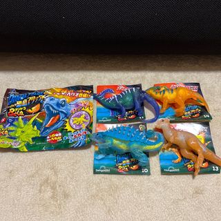 アンドコ　恐竜アタック 13暗闇で光る　パキケファロサウルス他　全4種セット新品(SF/ファンタジー/ホラー)