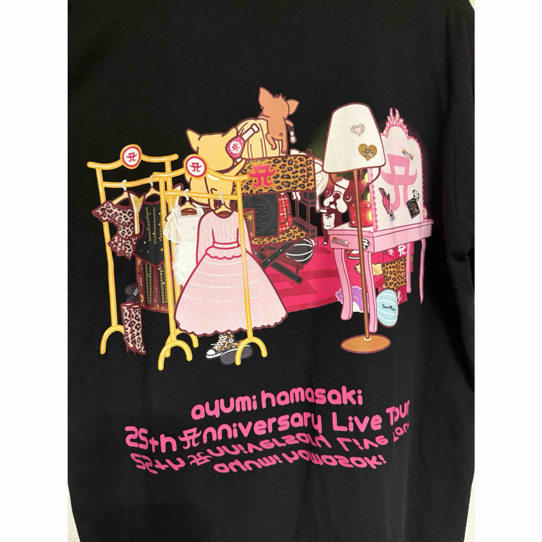 浜崎あゆみ ayupan Tシャツ ブラック L 浜崎あゆみ ayupan 25th Tシャツ ブラック Lの通販 by 💗|ラクマ