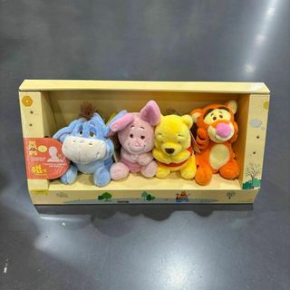 ディズニー(Disney)のサムズクラブ ディズニー プーさんファミリー ぬいぐるみセット海外限定(ぬいぐるみ)