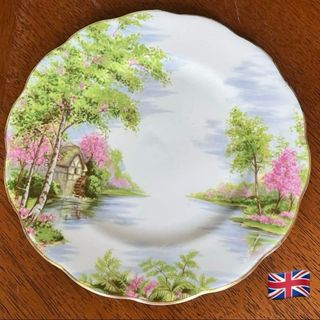 ロイヤルアルバート(ROYAL ALBERT)の【英国ビンテージ】ロイヤルアルバート★The Old Mill★ケーキ皿(食器)