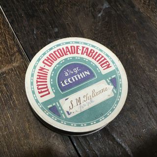 アンティーク 雑貨  インテリア　 ヴィンテージ缶　LECITTHIN-CHOCOLADE-TABLETTEN(雑貨)