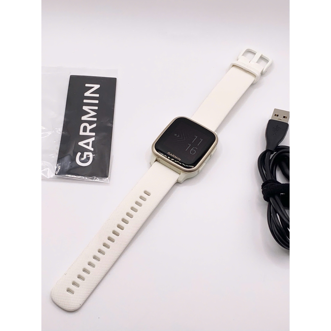 完売 【美品】Garmin - GARMIN ガミン by (2642)の通販 White SQ Venu ウォーキング・ランニングウェア