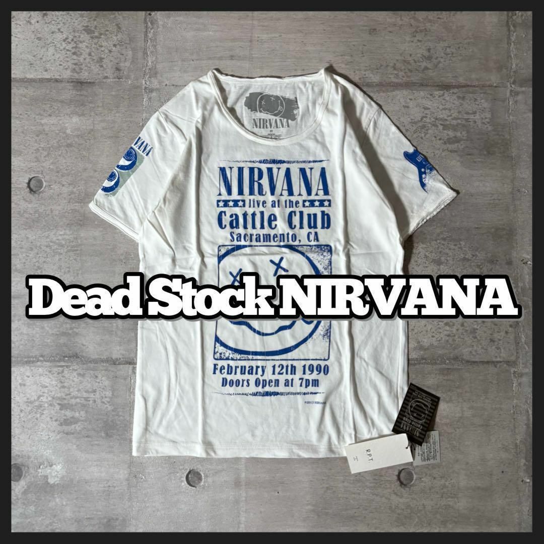 新品タグ付き ©︎2013 archive NIRVANA バンT Tシャツy2 メンズのトップス(Tシャツ/カットソー(半袖/袖なし))の商品写真