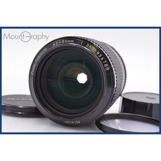 ★良品★ ニコン Nikon Zoom-NIKKOR 43-86mm F3.5 Ai 前後キャップ&レンズフィルター付 ★完動★同梱可 #yk2880(レンズ(ズーム))