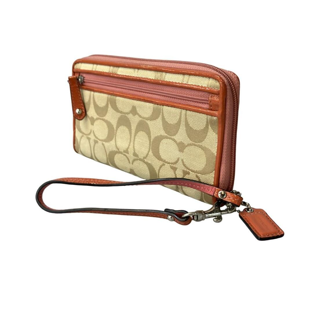 【未使用品】 COACH コーチ 長財布 ラウンドファスナー COACH - コーチ ラウンドファスナー長財布 レディース COACHの