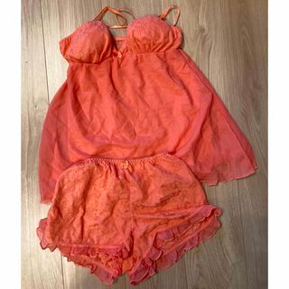 ルームウェア（キャミソール&ショートパンツセット）セットアップ(ルームウェア)
