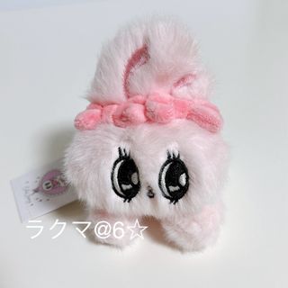 【新品】 エスターバニー マスコット キーホルダー ピンク 韓国