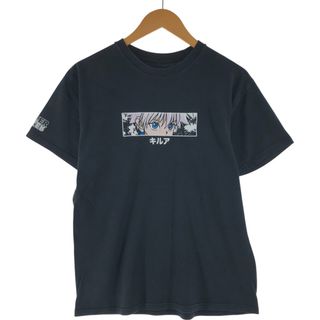 古着 HUNTER HUNTER ハンターハンター キルア アニメ キャラクタープリントTシャツ メンズM相当 /eaa566591(Tシャツ/カットソー(半袖/袖なし))