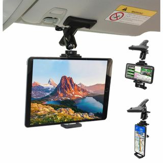 ZenCT 車載ホルダー クリップ式 スマホ/タブレットホルダー iPadスタン