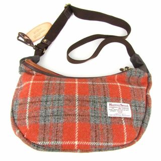 ハリスツイード(Harris Tweed)のハリスツイード アートディレクト ショルダーバッグ チェック柄 日本製 鞄 ブランド レディース オレンジ HARRIS TWEED(ショルダーバッグ)